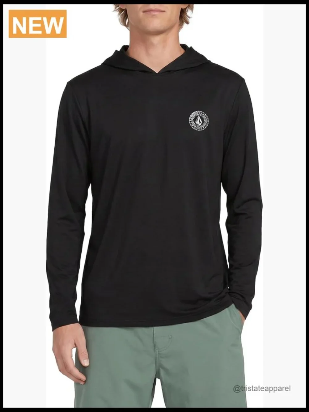 Men's Long Sleeve Rashguard UPF 50+ Sun Protection Quick-Dry Swim Shirt